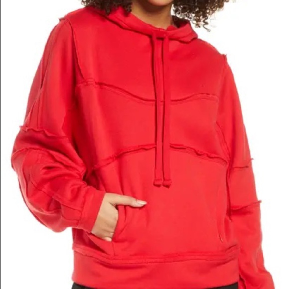 ALO Yoga Dimension Hoodie in Red